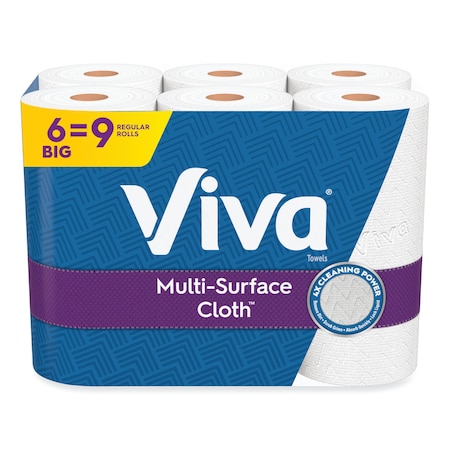 Viva Choose-A-Sheet Perforated Roll Paper Towels, 2 Ply, 83 Sheets, 41 ft, White 46708